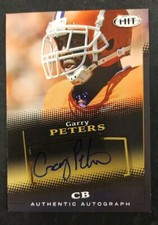 2015 Sage Hit Garry Peters Auto RC Rookie Clemson Tigers British Columbia Lions