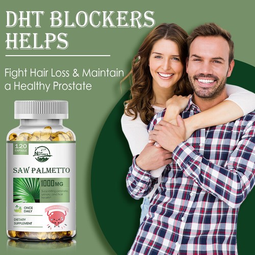 Estratto di Palmetto Saw Live Nature's | 1000mg | 240 Capsule | Erba Tradizionale - Foto 10 di 10