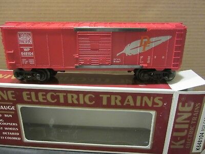 K-Line K6481100 Western Pacific Boxcar Red Feather in Box O Gauge MINT CONDITION