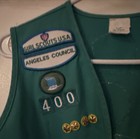 Vintage Girl Scouts Vest With Badges And Pins Size Large 🔥🔥 — photo 2