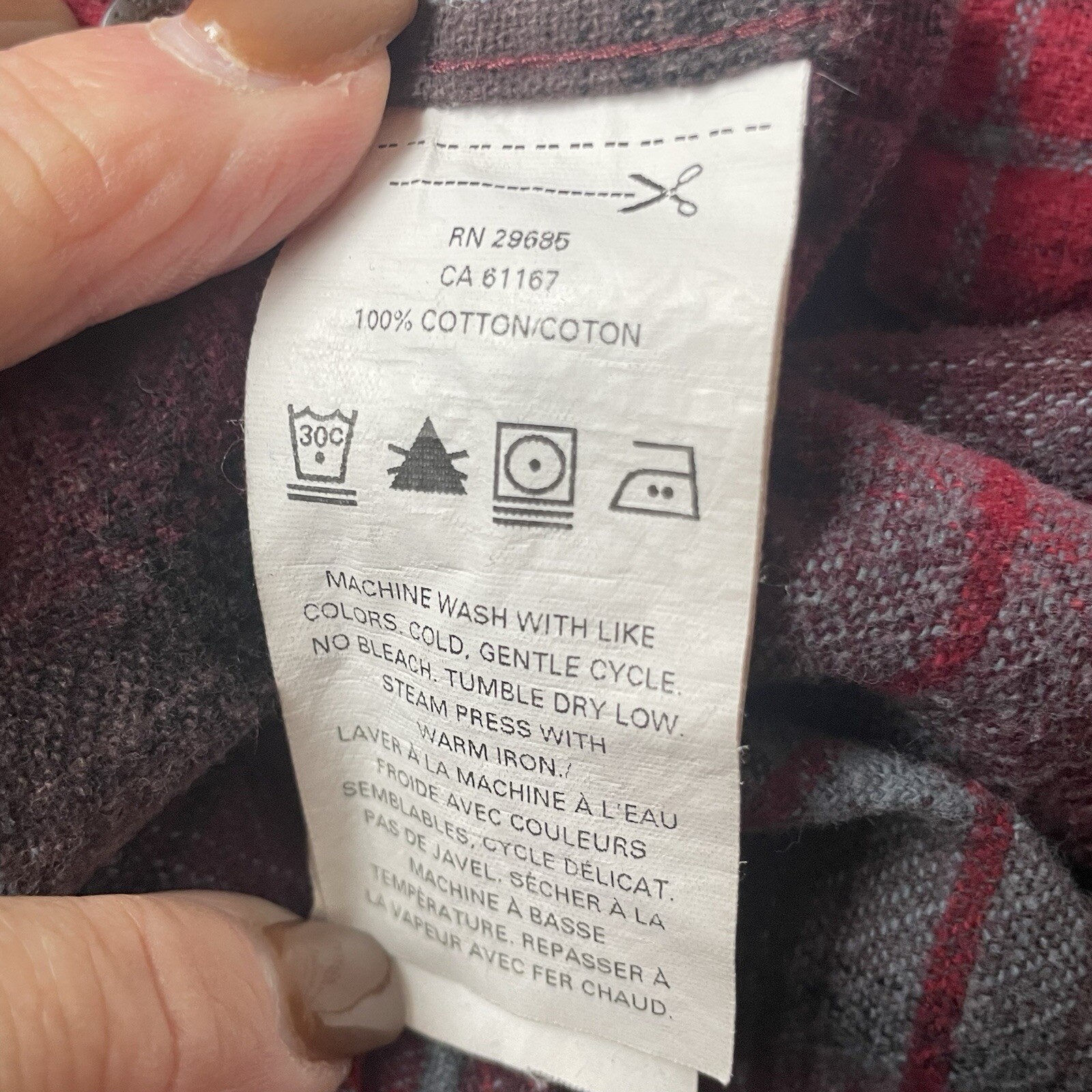 Pendleton Mason LS Button Cotton Flannel Shirt Bu… - image 10