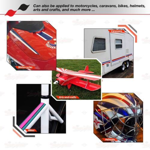 CHROME BURNT-ORANGE PIN STRIPE Car Striping TAPE Decal Adhesive Vinyl Sticker - Bild 10 von 27
