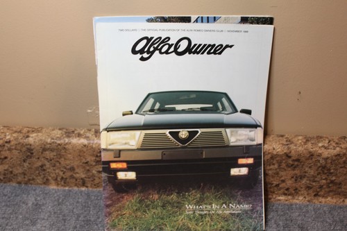 Lot-9 Alfa Romeo Owners Club Magazines Official Publication Alfa 1988 1989 - Picture 4 of 11