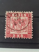 Altdeutschland Baden Nr 24 gestempelt Zell
