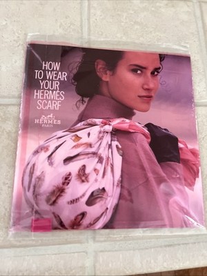 How To Wear Your Hermes Scarf- 1988  Brand New Condition -Booklet