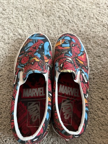 VANS Classic Slip-On Marvel Spiderman VN0A38F79H7 Men’s Size 7.5 Women’s 9 US M