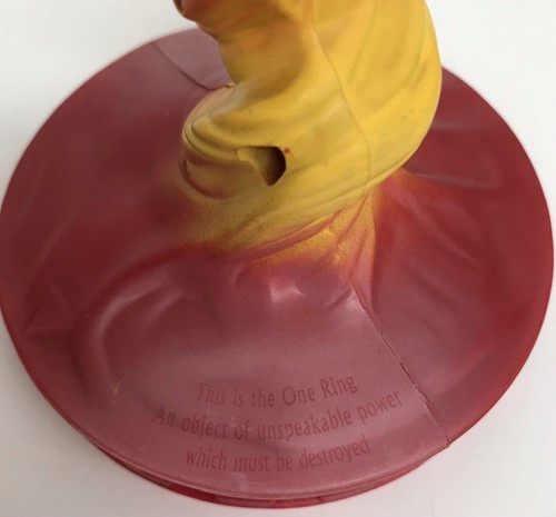 2001 Il Signore degli Anelli Burger King Toys Set Completo Suono Action Figure Espositore - Foto 9 di 11