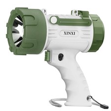 Rechargeable Spotlight With 200000 Lumen Led Ip67 Waterproof Handheld Flashl... Rechargeable Spotlight With 200000 Lumen Led Ip67 Waterproof Handheld Flashl...
