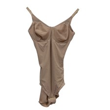 Miraclesuit Nude Beige Firm Control Underwire Bodysuit Shapewear 2783 34B