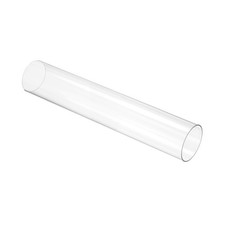 1PCS,Plastic Pipe Rigid Round Tube Clear 1.5" 37.6mm ID 1.6" 40mm OD 14" 350mm