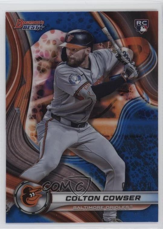 2024 Bowman's Best Blue Refractor /150 Colton Cowser #10 Rookie RC