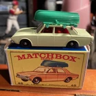 Vintage Matchbox Lesney #45 Ford Corsair With Boat Includes Original Box In...