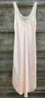 Christian Dior Baby Pink Lace Trim Chemise Nightgown-Size: Small (+Coa)