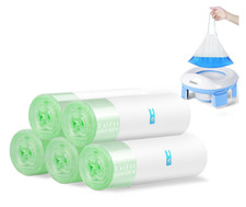 100pcs Disposable Potty Liners with Drawstring for Toddler Travel Potty
