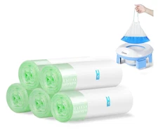 100pcs Disposable Potty Liners with Drawstring for Toddler Travel Potty