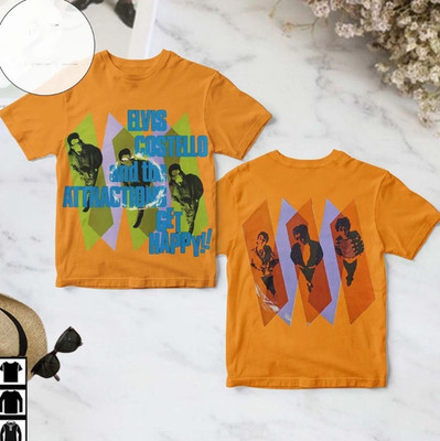 Get Happy Elvis Costello And The Attractions AOP 3D T Shirt BL2.869