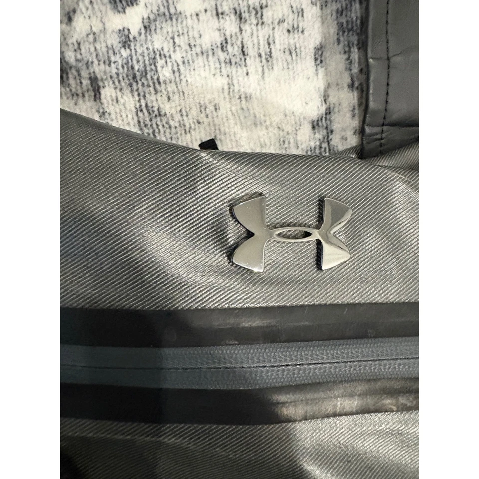 Bolsa tote Under Armour cinza preta bolsa de viagem academia bolsa de viagem - Imagem 3 de 4