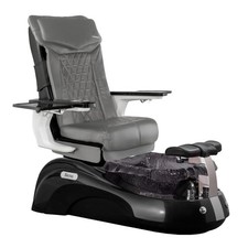 SIENA DX Shiatsulogic Pedicure Chair Black/Black Tub w/Discharge Pump, GY