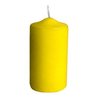 Stumpenkerzen Ø 40 X 80 Mm 10 Stunden Brenndauer Gelb