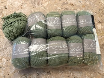Lot 10 Skein Sublime Extra Fine Merino Dk 50g/127yd Color Gorgeous Yarn