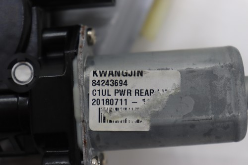 2017 - 2024 CADILLAC XT5 REAR LEFT SIDE DOOR WINDOW REGULATOR W/ MOTOR OEM - Picture 10 of 11