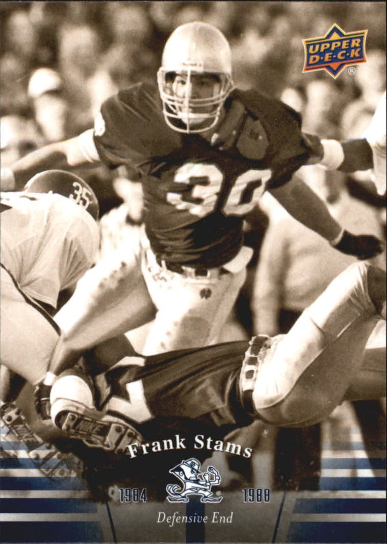 2013 Upper Deck Notre Dame #44 Frank Stams - FB