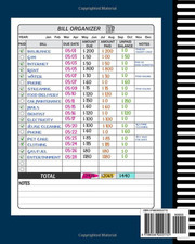 Bill Organizer: Bill Payment Organizer. Expense Tracker . Bill Payment Tracke...