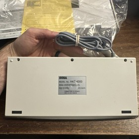 Sega Dreamcast KEYBOARD HKT-7600 - Clear - Complete CIB - Tested - Authentic