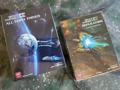 GMT Games SPACE EMPIRES 4X lot All Good Things, REPLICATORS Expansion new sealed