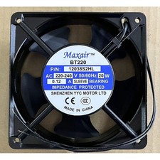 New Maxair BT220 12038S2HL AC220-240V 20W 0.12A 2-wire AC cooling fan QW