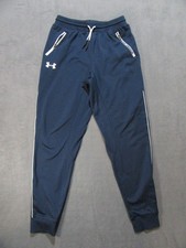 Under Armour Boys Blue Sweatpants; Drawstring; Size YLG; 109
