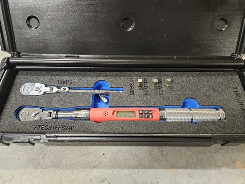 1/4" Bit Drive Flex-Head TechAngle® Micro Torque Wrench ATECH1FFS240 with TXM72