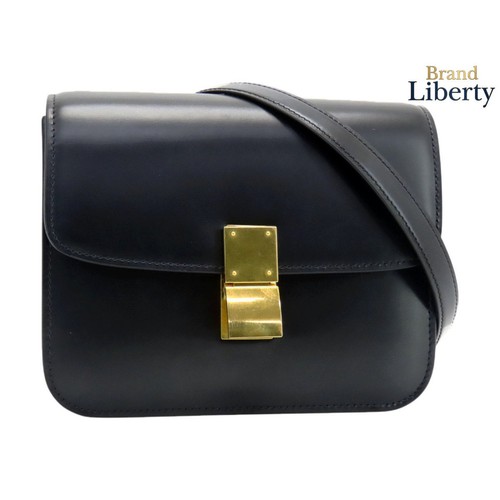 Celine Classic Box Teen Crossbody Shoulder Bag Semi-Shoulder Used LIBR-0