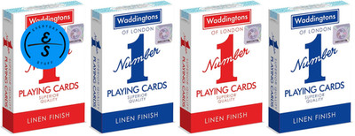 Waddingtons Nummer 1 Spielkartenspiel, Spielfisch, Slap Jack, Crazy Eights... 