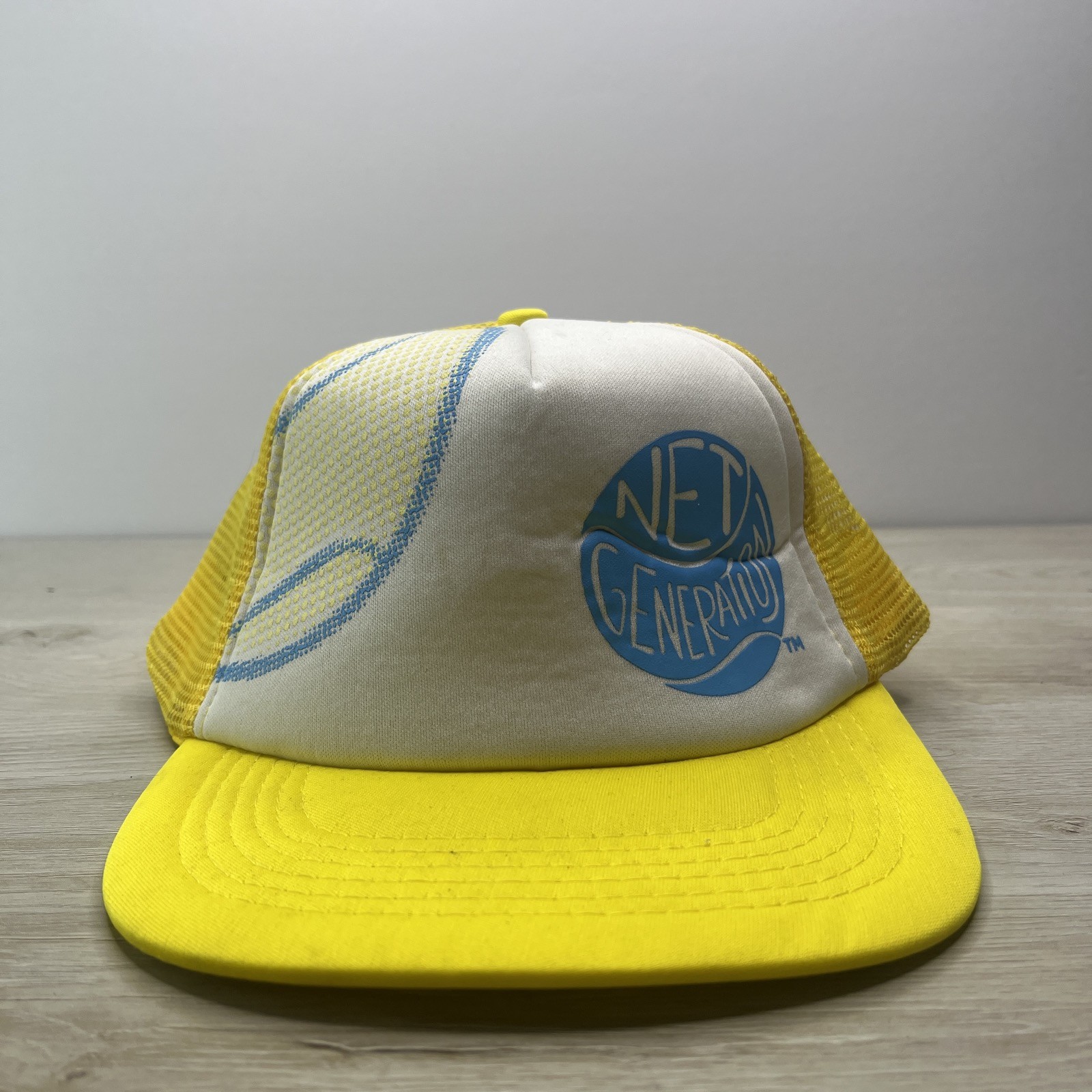 Net Generation Hat Yellow Adjustable Hat Adult Fi… - image 3