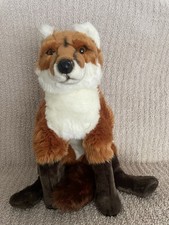 FAO Schwarz Fox Plush 26 Inch Large Realistic Red Fox Stuffed Animal Rare HTF