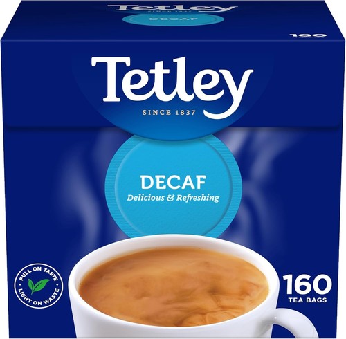 Tetley Decaf Tea Bags, Decaffeinated Black Teabags Delicious and Refreshing - Picture 6 of 9