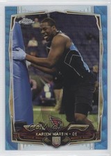 2014 Topps Chrome Blue Wave Refractor Kareem Martin #162 1u6