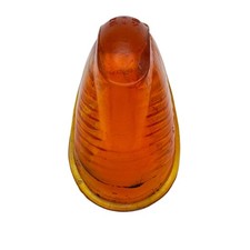 Vintage K-d 517 Amber Glass Cab Marker Light Lens Sema Approved Truck Rat Rod