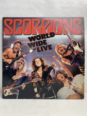 Scorpions World Wide Live 1985 Vinyl Double LP  VG+Gatefold & Original Sleeves