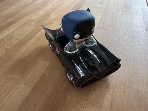 Funko POP BATMAN w/ BATMOBILE Vinyl Figure.  No box