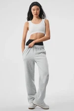 New AIo Yoga Accolade Straight Leg Sweatpant Oversized Women's Pant Sports Wear