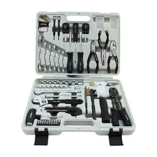 E-Value Garage Tool Set Motorcycle Auto Maintenance 60 Piece Set ETS-60G