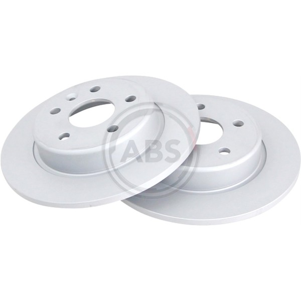 A.B.S. 2X Bremsscheibe Hinten Ø264 Mm Voll Beschichtet FüR Opel Astra K B16 1.0-image