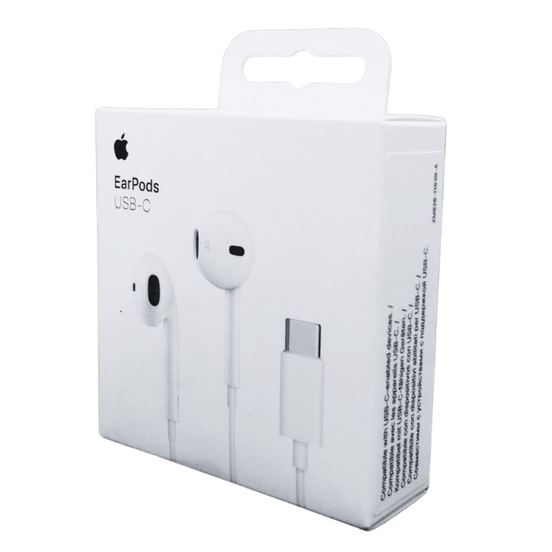 Écouteurs kit main libre USB-C EarPods Apple MTJY3ZM/A filaires d'origine