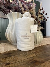 4pc Queen M lange Dyed Sheet Set Gray - Hearth  Hand with Magnolia NEW