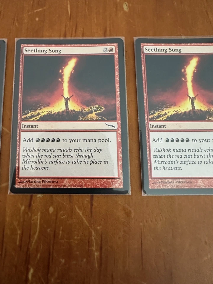 Seething Song Mirrodin MTG X4 - Image 3 of 4