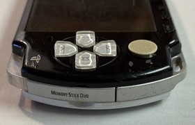 Sony PlayStation White PSP-2001 Limited Ed. Star Wars Darth Vader Console READ