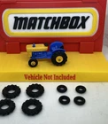 Lesney Matchbox Ford Tractor No 39 Tires (two Sets) (Tractor Not Included)