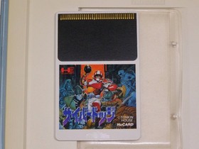 NEC PC Engine HuCARD Cyber Dodge Video Game Cartridge Used